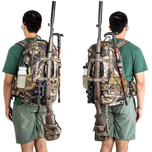 TYRONAL Hunting Backpack with Bow and Rifle Carry
