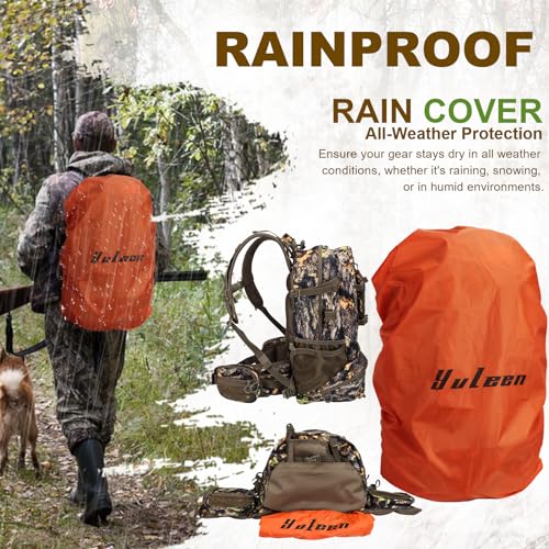 YVLEEN Camo Hunting Backpack for Men, Large Capacity