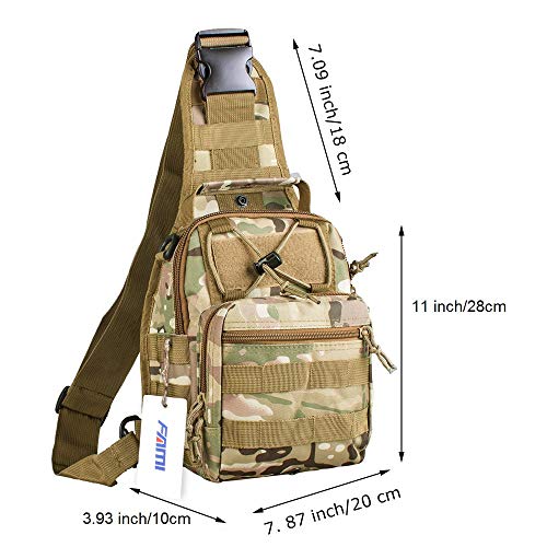 Outdoor Tactical Shoulder Sling Backpack for Hunting and Fishing