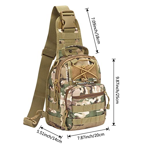 Outdoor Tactical Military Sport Sling Shoulder Backpack