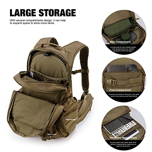 Mardingtop Tactical Military Molle Hiking Backpack 28L