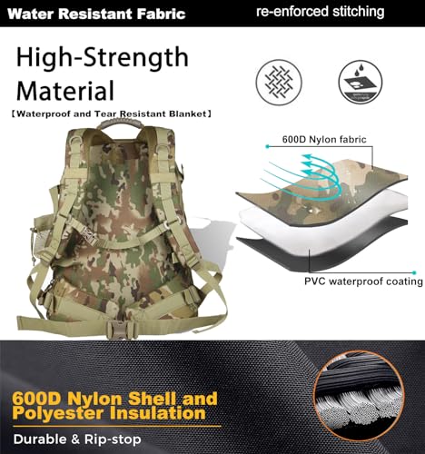 Miramrax Tactical Backpack for Hunting, Fishing, Camping, Trekking