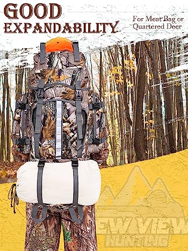 Waterproof Camo Hunting Backpack for Men, 60/80L