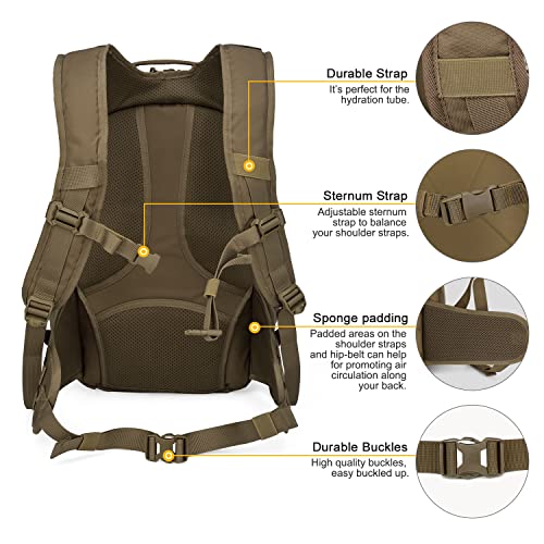 Mardingtop Tactical Military Molle Hiking Backpack 28L