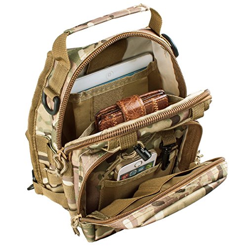 Outdoor Tactical Shoulder Sling Backpack for Hunting and Fishing
