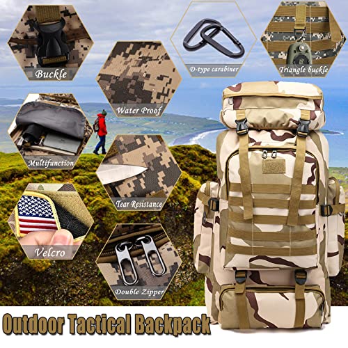 Plateau Camo Hiking Backpack for Men Outdoor Sports