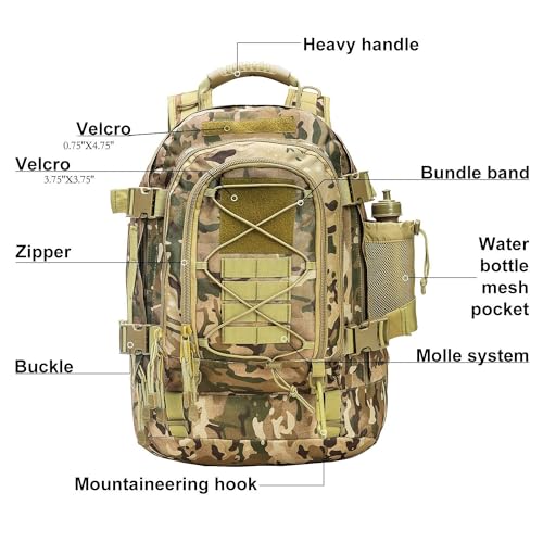 Miramrax Tactical Backpack for Hunting, Fishing, Camping, Trekking
