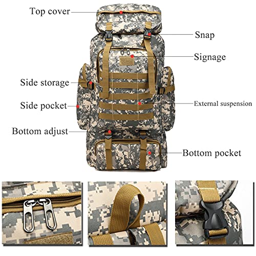 Plateau Camo Hiking Backpack for Men Outdoor Sports