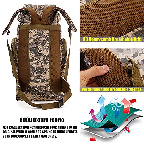 Plateau Camo Hiking Backpack for Men Outdoor Sports