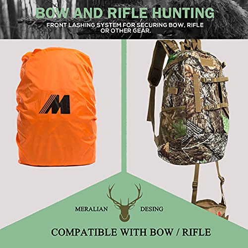MERALIAN Hunting Daypack for Bow or Rifle with Rain Cover