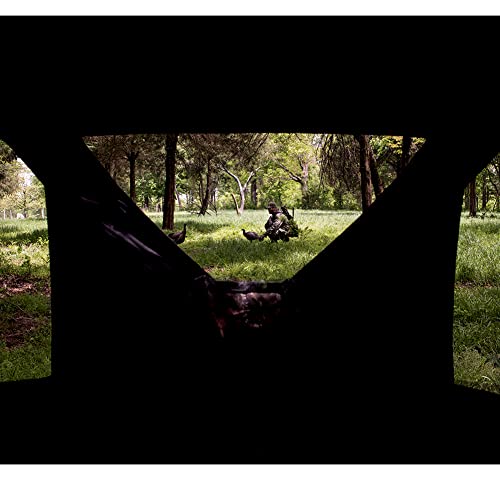 Ameristep Brickhouse Hunting Blind - Mossy Oak, 3-Person