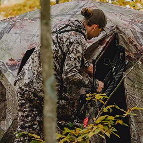 Barronett PT550BW Pentagon Portable Hunting Blind, Bloodtrail Camo