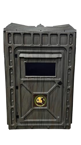 High-Density Plastic Deer Hunting Blind for 2-3 People
