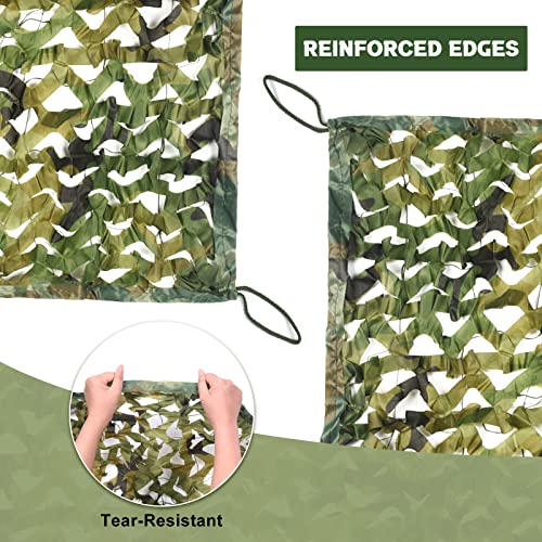 Woodland Camo Netting for Hunting, Shooting, Party Decoration