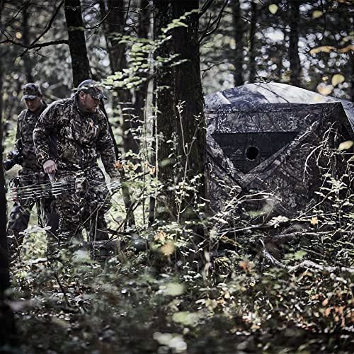 Ameristep Brickhouse Hunting Blind - Mossy Oak, 3-Person