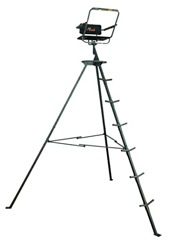 BIG GAME Pursuit Tripod Hunting Tree Stand, Black