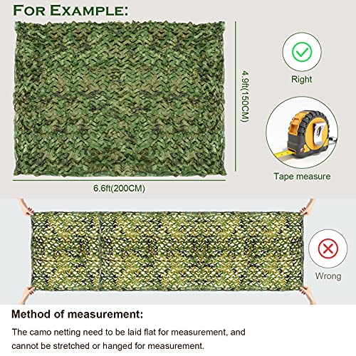 Woodland Camo Netting for Hunting, Shooting, Party Decoration