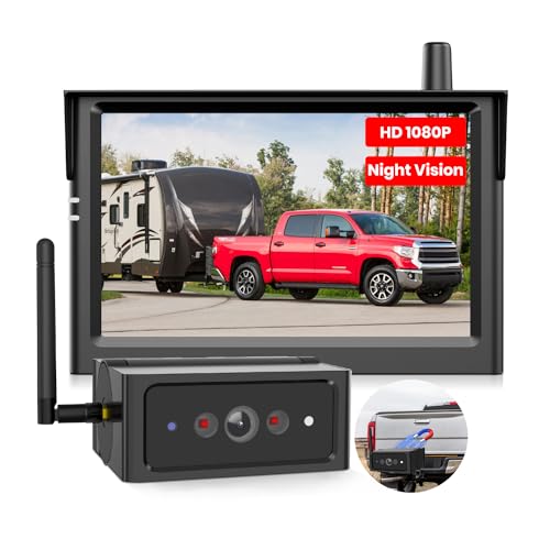 AUTO-VOX Magnetic Wireless Backup Camera with Night Vision
