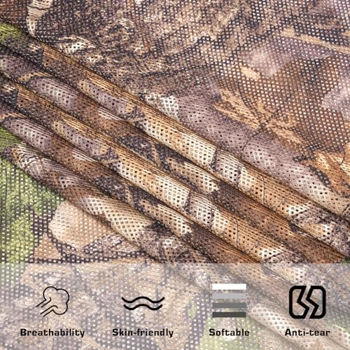 Flyego Camo Netting for Duck Hunting, Tree Stand