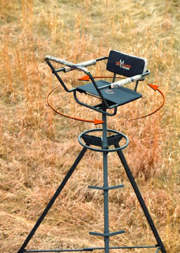 BIG GAME Pursuit Tripod Hunting Tree Stand, Black