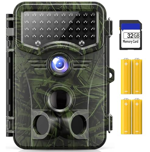 Vikeri 4K Trail Camera Night Vision Wildlife Monitoring