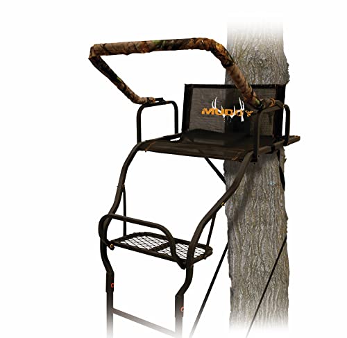 Muddy Sky Rise Ultra-Wide Ladder Stand in Black