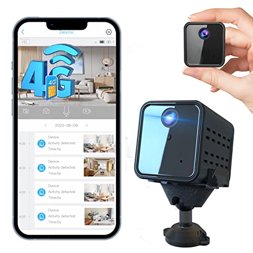 Cellular Security Camera with SIM Card, Radar Motion Sensor