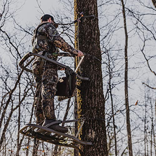 Summit Treestands Viper SD Climbing Treestand in Mossy Oak