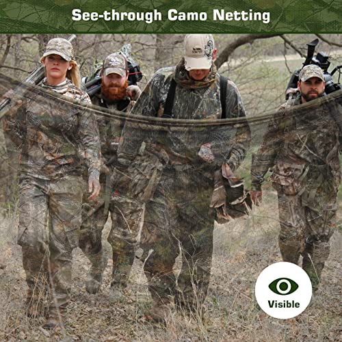 Flyego Camo Netting for Duck Hunting, Tree Stand