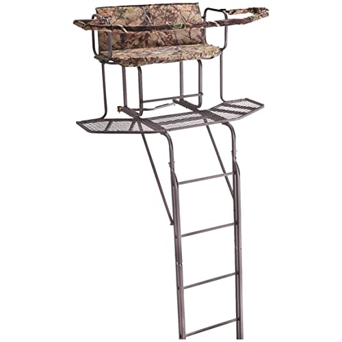 Guide Gear 2-Man Ladder Tree Stand with Hunting Blind