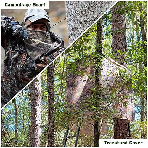 Flyego Camo Netting for Duck Hunting, Tree Stand