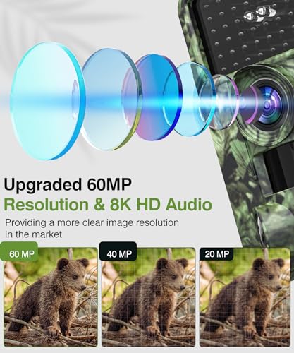 Dargahou 8k 60MP Trail Camera with WiFi