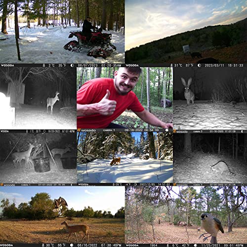 WOSODA 30MP 1920P Trail Camera with Night Vision