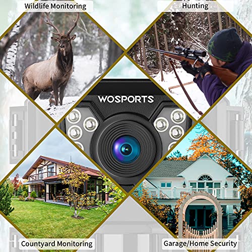 WOSPORTS 24MP Mini Game Hunting Camera Night Vision