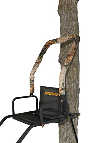 Muddy Sky Rise Ultra-Wide Ladder Stand in Black