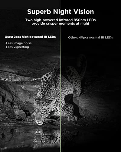 CEYOMUR 4K Solar Trail Camera WiFi Bluetooth 46MP