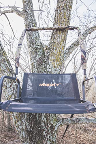 Muddy Sky Rise Ultra-Wide Ladder Stand in Black