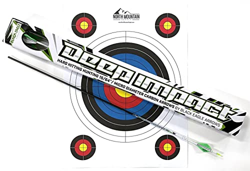 Black Eagle Arrows Deep Impact Crested Fletched Arrows