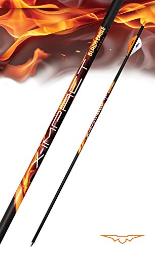 6 Pack Black Eagle X-Impact Carbon Hunting Arrows