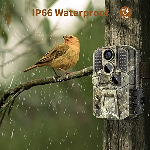 WOSODA 30MP 1920P Trail Camera with Night Vision