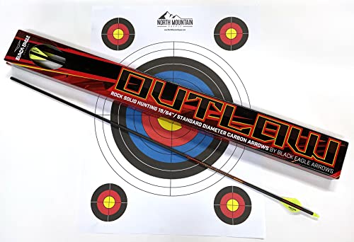 Black Eagle Outlaw Fletched Arrows - 6 Pack