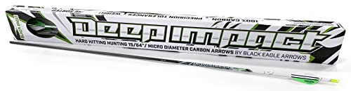 Black Eagle Arrows Deep Impact Crested Fletched Arrows