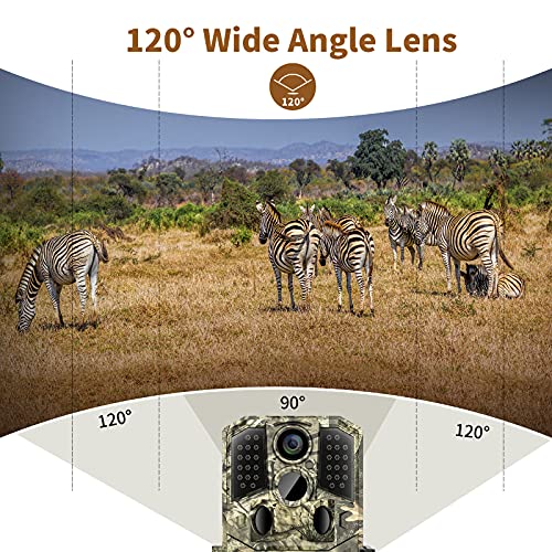 WOSODA 30MP 1920P Trail Camera with Night Vision