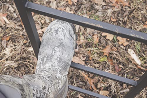 Muddy Sky Rise Ultra-Wide Ladder Stand in Black