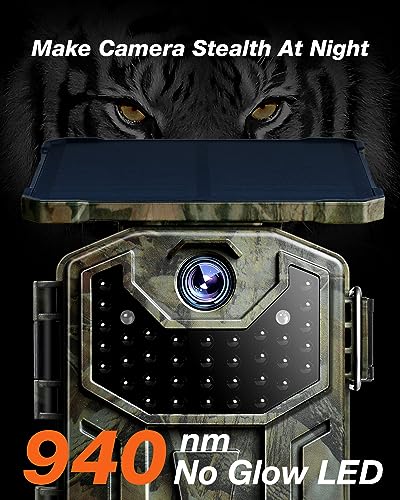 iZEEKER Solar Trail Camera: Night Vision and Waterproof