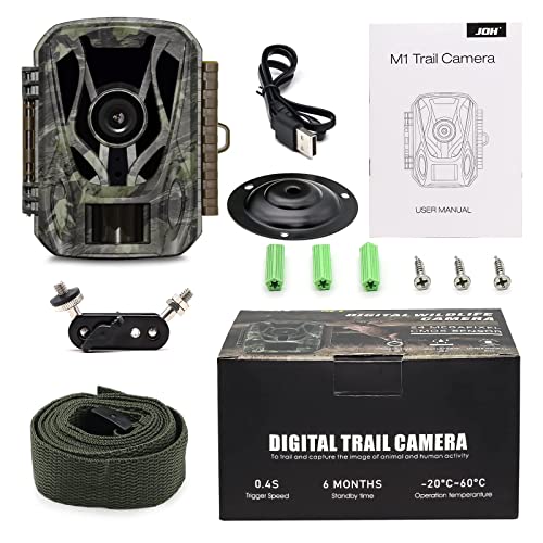 24MP Mini Trail Camera with 1080P Video Capture