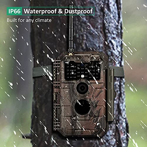 GardePro E6 WiFi Trail Camera 32MP 1296P Game Security