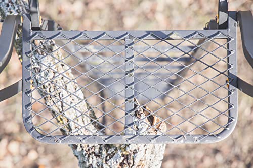 Muddy Sky Rise Ultra-Wide Ladder Stand in Black