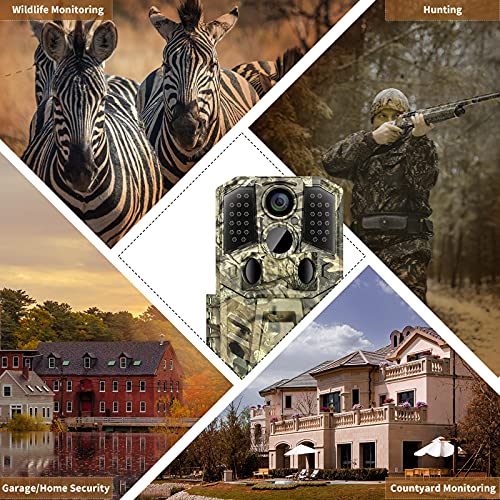 WOSODA 30MP 1920P Trail Camera with Night Vision