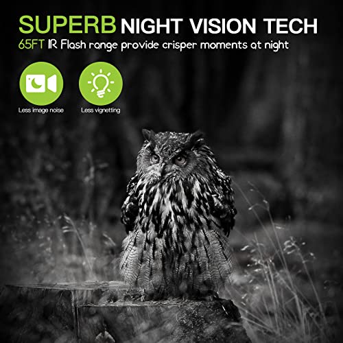 Punvoe 2 Pack Trail Camera 24MP 1080P Game Camera